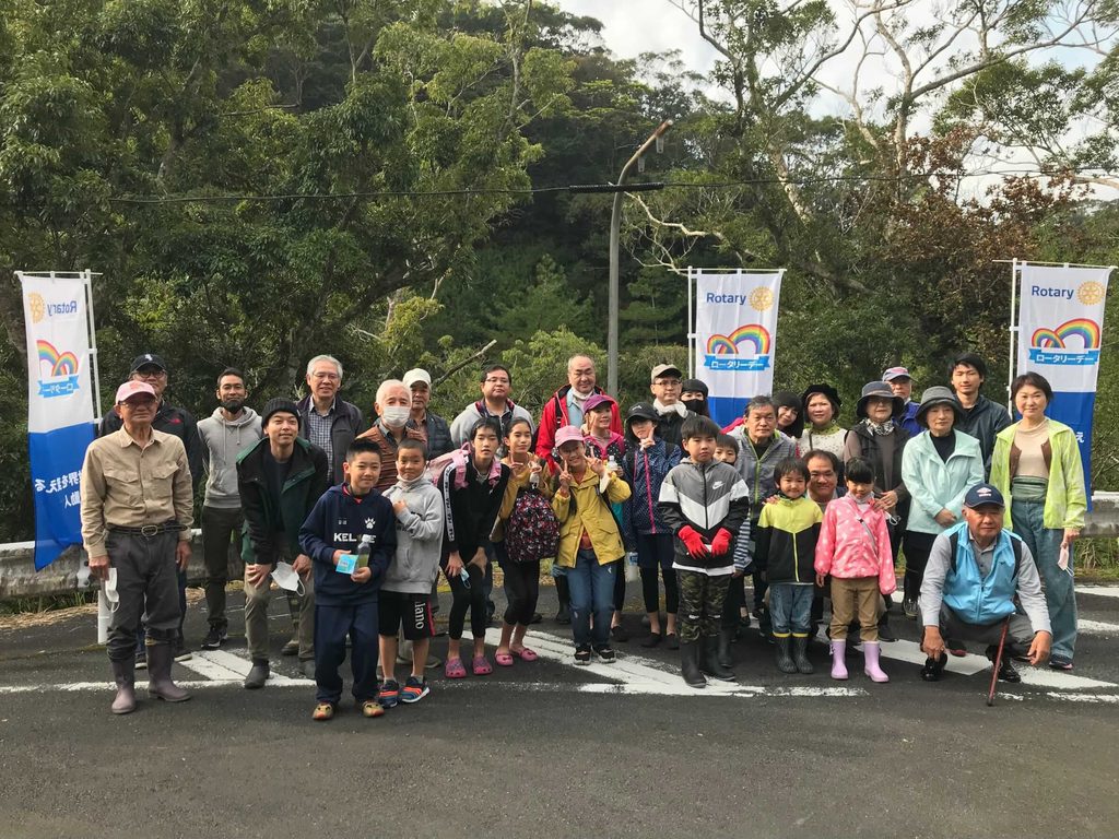 ロータリーデー住用町役勝川散策5